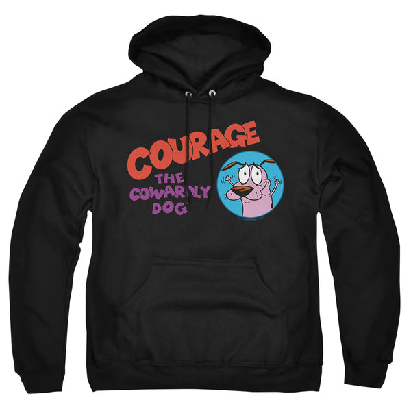 Courage The Cowardly Dog - Courage Logo Adult Pullover Hoodie