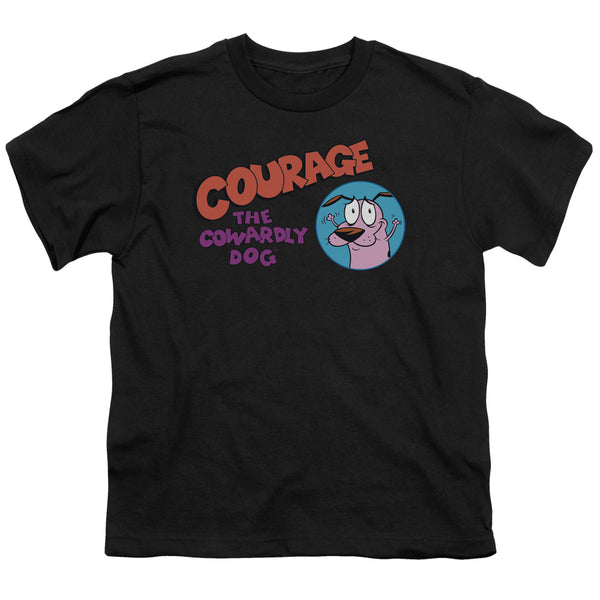 Courage The Cowardly Dog - Courage Logo Youth Short Sleeve