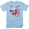 Courage The Cowardly Dog - Evil Inside Adult Regular Fit Short Sleeve
