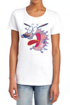 Courage The Cowardly Dog - Evil Inside Women's Short Sleeve