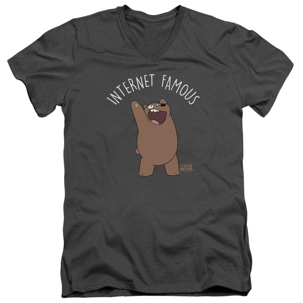We Bare Bears - Internet Famous Adult Slim Fit V Neck Cotton