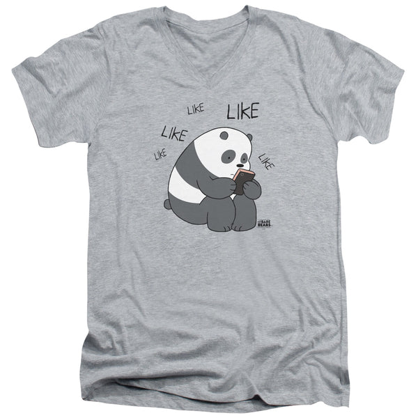 We Bare Bears - Like Like Like Adult Slim Fit V Neck Cotton