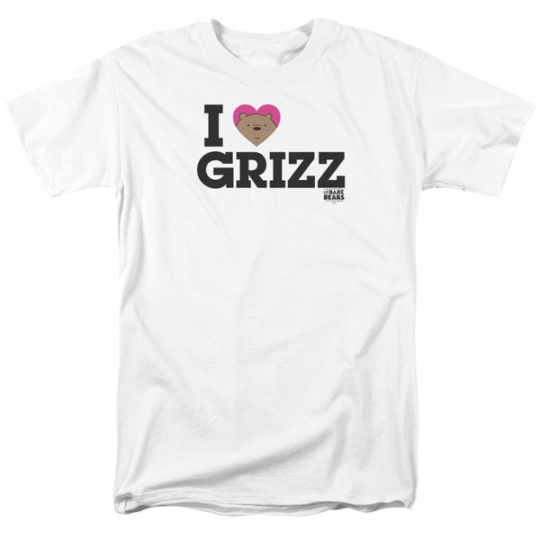 We Bare Bears - Heart Grizz Adult Regular Fit Short Sleeve
