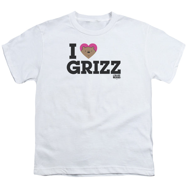 We Bare Bears - Heart Grizz Youth Short Sleeve