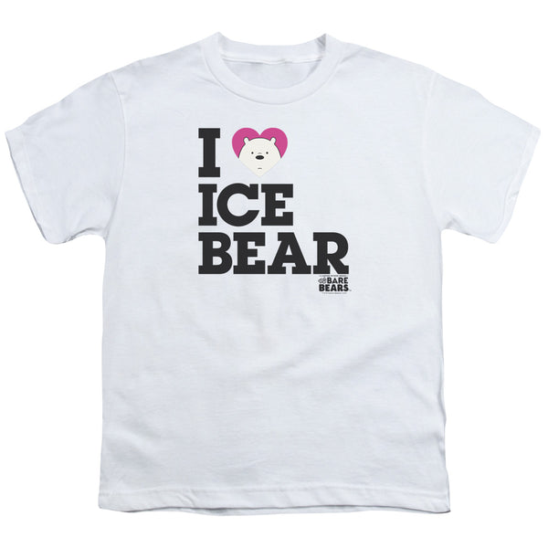 We Bare Bears - Heart ICe Bear Youth Short Sleeve