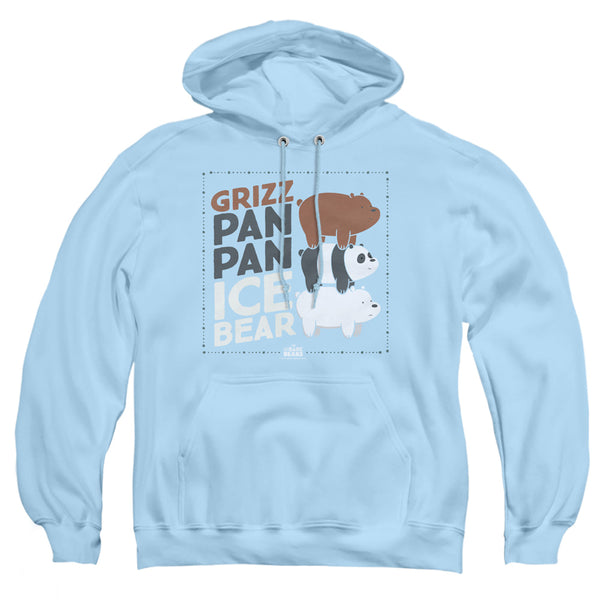 We Bare Bears - Grizz Pan Pan ICe Bear Adult Pullover Hoodie