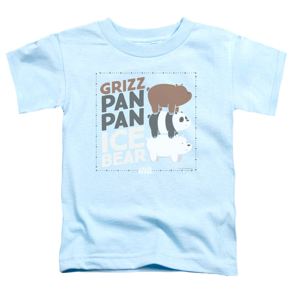 We Bare Bears - Grizz Pan Pan ICe Bear Toddler Short Sleeve