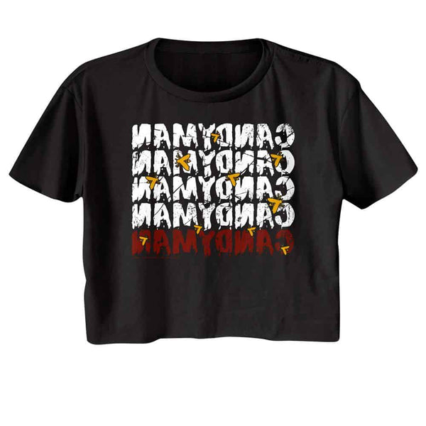 Candyman Mirror Repeat-Ladies S/S Festival Cali Crop