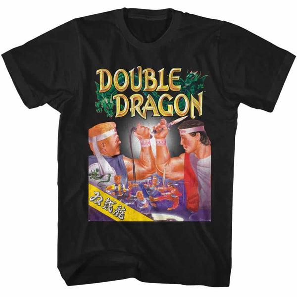 Double Dragon Two Fighters- S/S Tshirt
