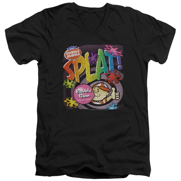 Dubble Bubble - Splat Gum Adult Slim Fit V Neck Cotton