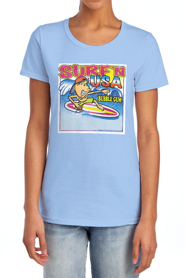 Dubble Bubble - Surfn USA Gum Women's Short Sleeve