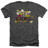 Dubble Bubble - Razzles Retro Box Adult Regular Fit Heather Short Sleeve