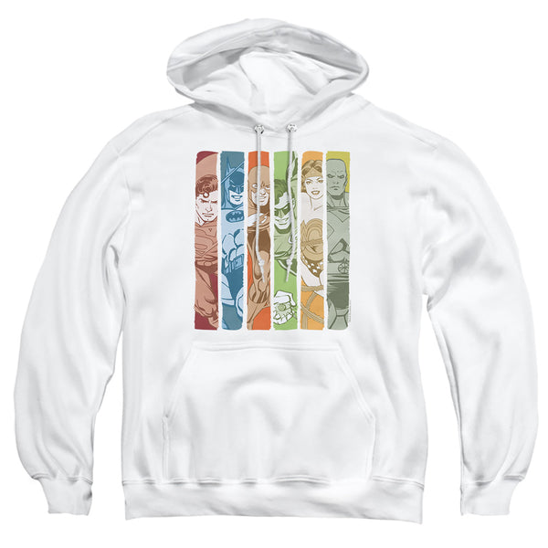 DC - Justice League Columns Adult Pullover Hoodie