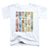 DC - Justice League Columns Toddler Short Sleeve