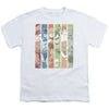 DC - Justice League Columns Youth Short Sleeve