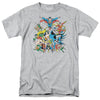 DC - Justice League Assemble Adult Regular Fit Short Sleeve