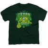 DC - Green Flames Youth Short Sleeve