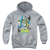 Dc Batman - Heroic Trio Youth Hooded Sweatshirt