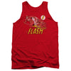Flash - Crimson Comet Adult Tank Top
