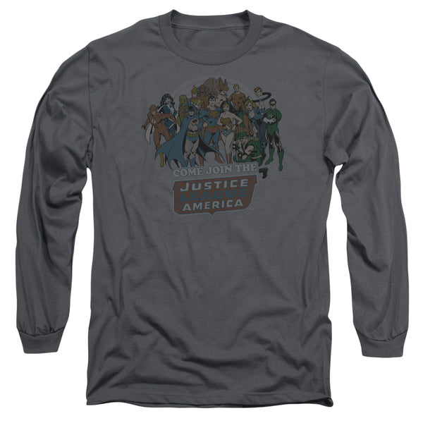 DC - Join The Justice League Adult Long Sleeve