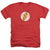 Flash - Flash Logo Distressed Adult Regular Fit Heather Short Sleeve