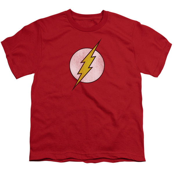 Flash - Flash Logo Distressed Youth Short Sleeve