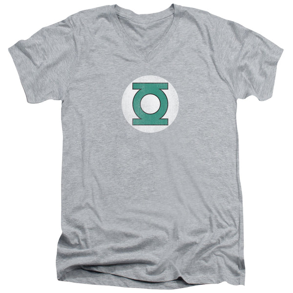 DC - Gl Logo Distressed Adult Slim Fit V Neck Cotton