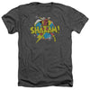 DC Shazam - Power Bolt Adult Regular Fit Heather Short Sleeve