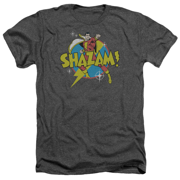 DC Shazam - Power Bolt Adult Regular Fit Heather Short Sleeve