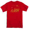 Flash - Flash Speed Distressed Adult Regular Fit Short Sleeve