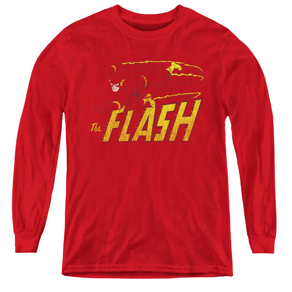 Flash - Flash Speed Distressed L - S Youth