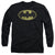 DC - Retro Bat Logo Distressed Adult Long Sleeve