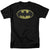 DC - Retro Bat Logo Distressed Adult Regular Fit Short Sleeve