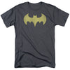 DC - Batgirl Logo Distressed Adult Regular Fit Short Sleeve