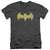 DC - Batgirl Logo Distressed Adult Slim Fit V Neck Cotton