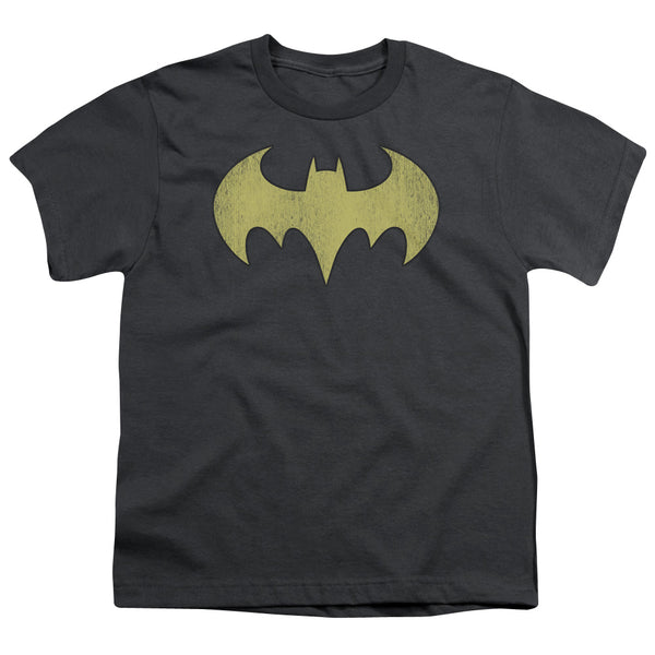 DC - Batgirl Logo Distressed Youth Short Sleeve