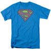 DC - Retro Supes Logo Distressed Adult Regular Fit Short Sleeve