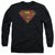 DC - Retro Supes Logo Distressed Adult Long Sleeve