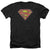 DC - Retro Supes Logo Distressed Adult Regular Fit Heather Short Sleeve