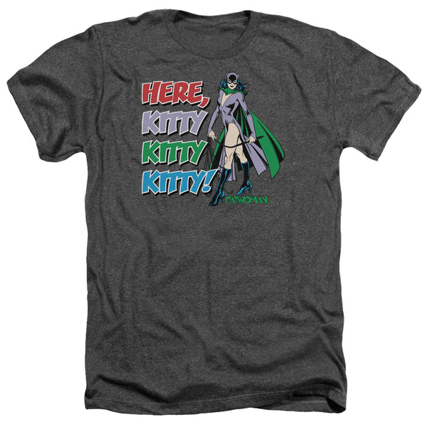 DC - Here Kitty Adult Regular Fit Heather Short Sleeve