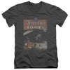 DC - Detective #27 Distressed Adult Slim Fit V Neck Cotton
