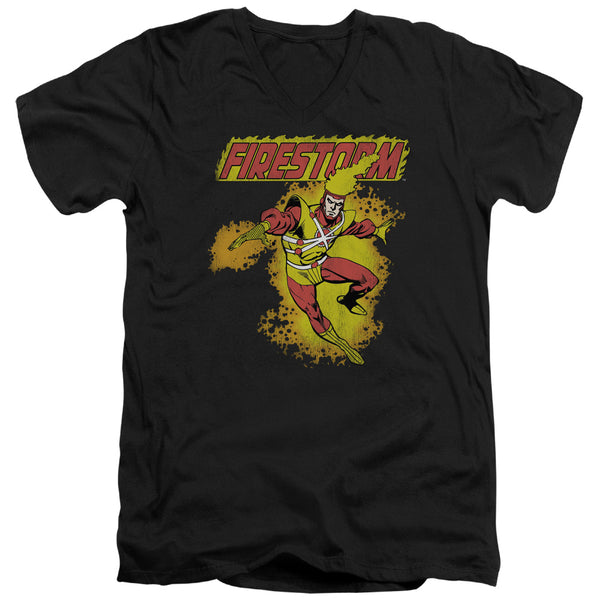 DC - Firestorm Adult Slim Fit V Neck Cotton