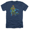 DC - Martian Manhunter Adult Regular Fit Heather Short Sleeve