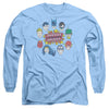 DC - Justice Head Circle Adult Long Sleeve