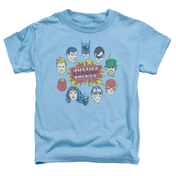 DC - Justice Head Circle Toddler Short Sleeve
