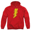 DC - Shazam Logo Distressed Adult Pullover Hoodie