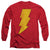 DC - Shazam Logo Distressed Adult Long Sleeve