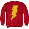 DC - Shazam Logo Distressed Adult Crewneck Sweatshirt