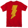 DC - Shazam Logo Distressed Adult Regular Fit Short Sleeve