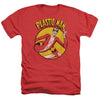DC - Plastic Man Adult Regular Fit Heather Short Sleeve